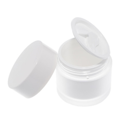 China Manufacturer Custom Skincare Facial Cream Jar Flip Cap with Spatula AJ40