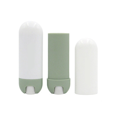 Popular Empty Oval PP 4.5g Lip Balm Stick Light Weight Lip Container LT40