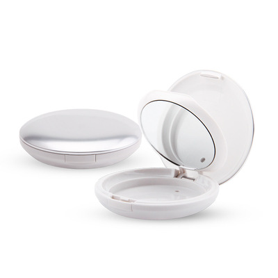 Fashion Cosmetic Middle Mirror Compact Powder Case Light Weight AC10