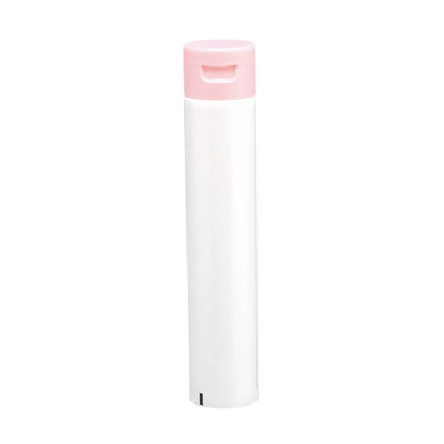 High Quality Cosmetic Glossy White PE Squeeze Tube with Flip Cap ST06