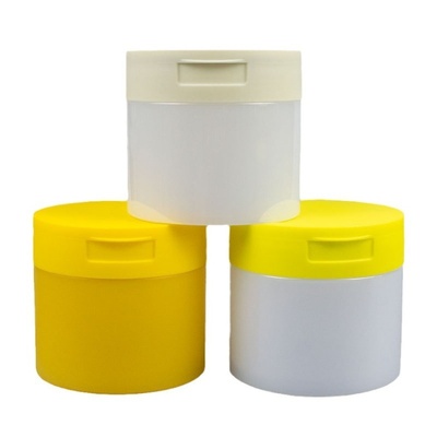 Empty PET Jar for Skincare Toner Pad with Tweezers For Moisturizing Cotton Pads