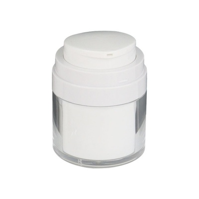 Plastic Acrylic Double Wall Airless Cream Jar