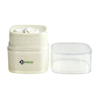 50g New Square Twist Grinding Jar Container for Cleansing Balm Makeup Remover