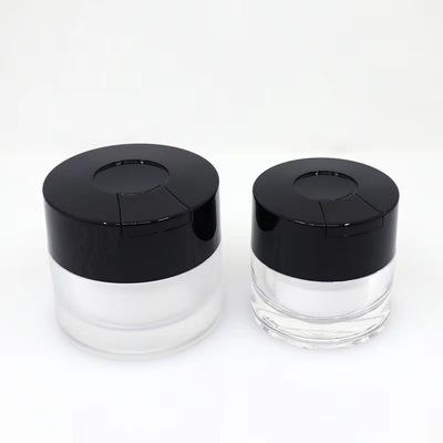 China Factory Supply Acrylic Cream Jar With Spatula Skincare Packaging AJ49
