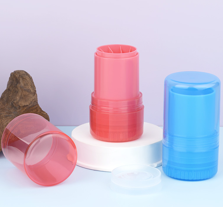 Functional Makeup Packaging 15g 6g MONO Material PP Multi-functional Cosmetic Stick For Makeup ...